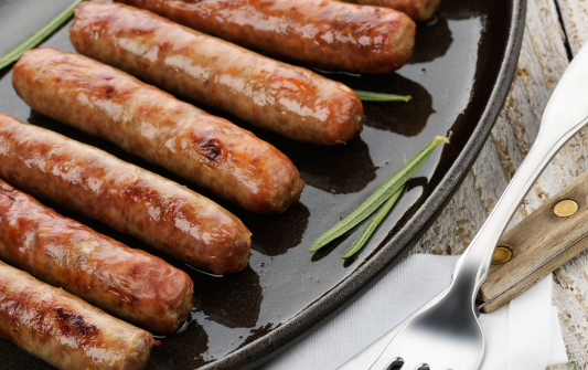 Beef Sausage Breakfast Links