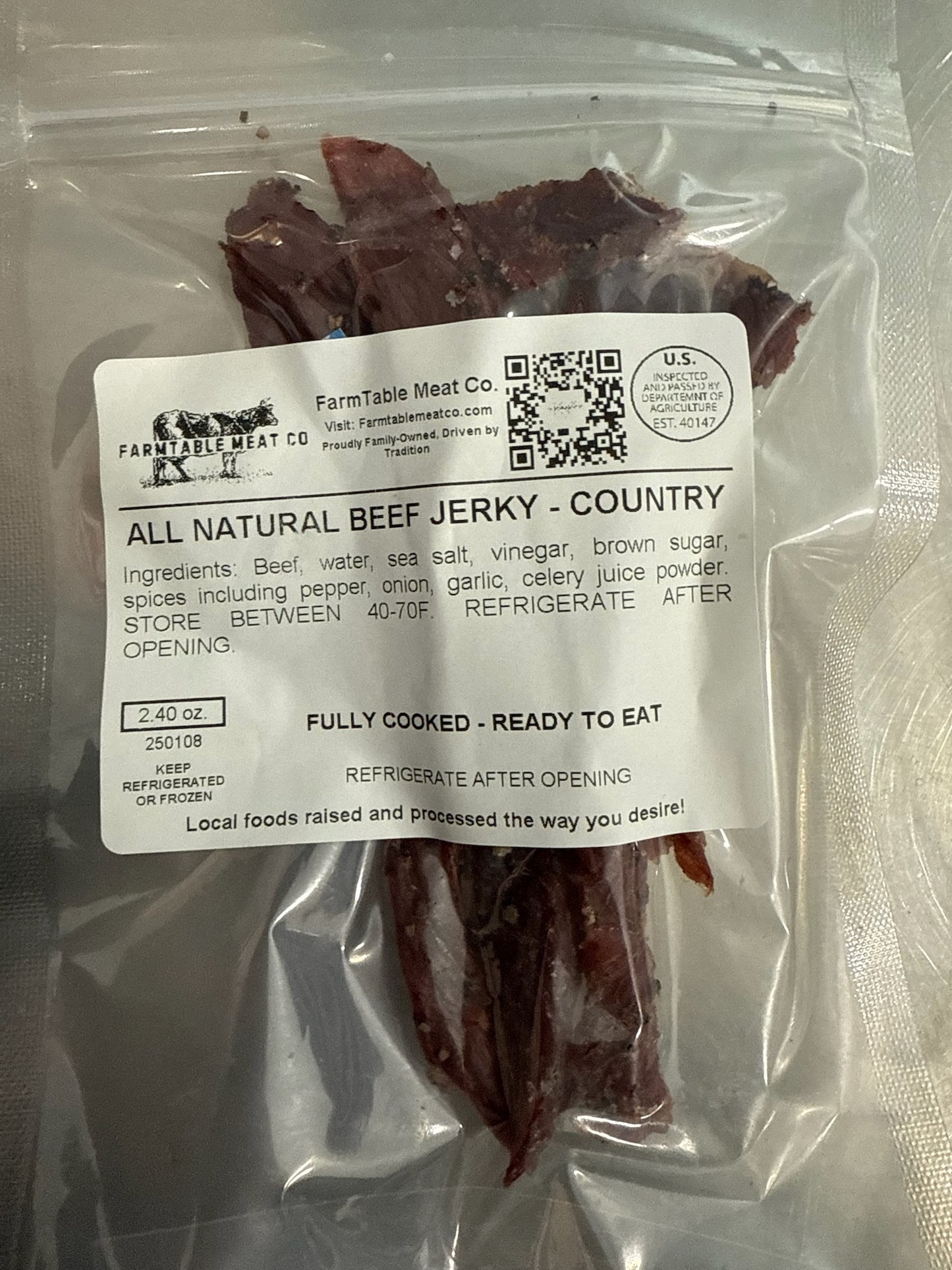Beef Jerky All Natural