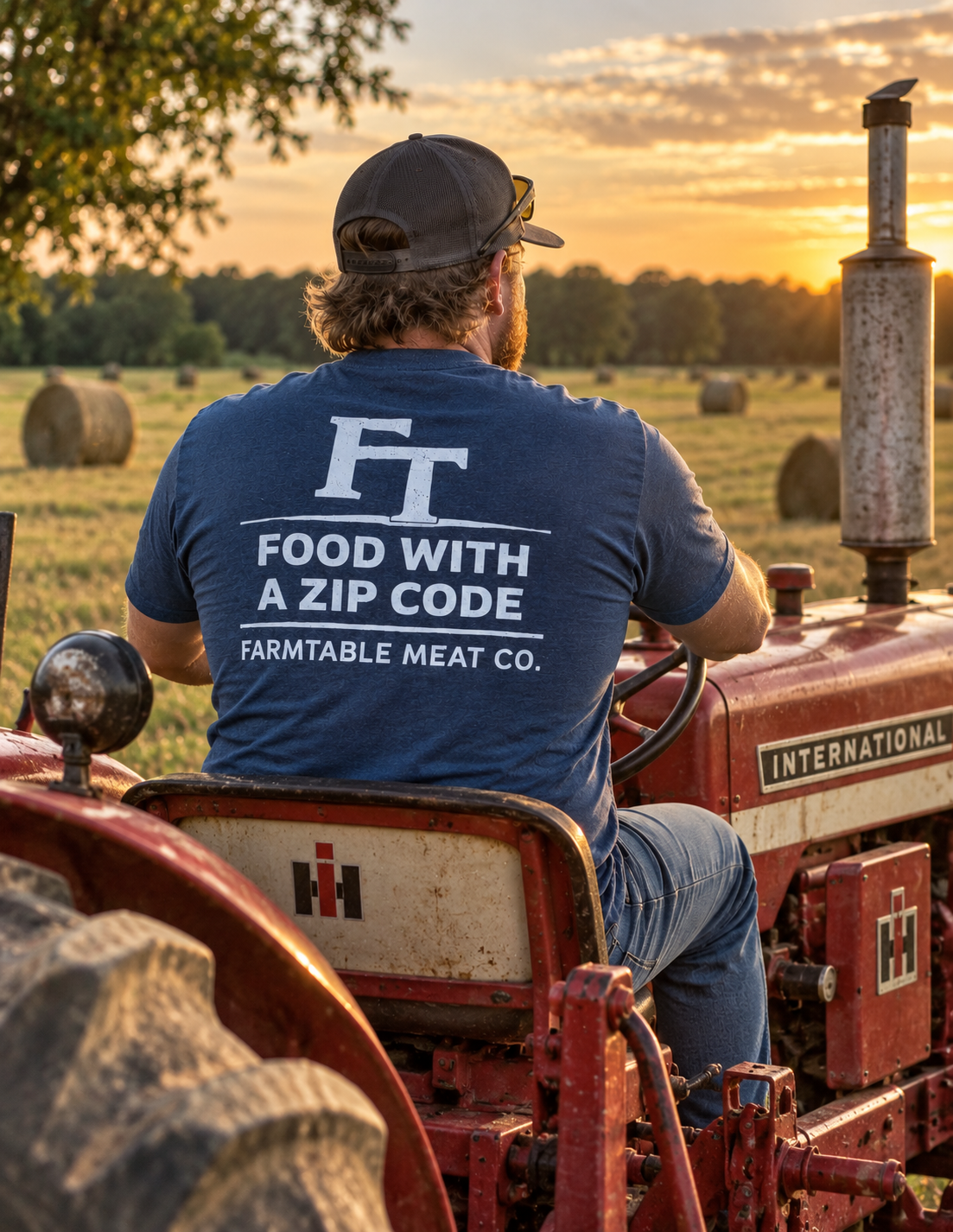 FarmTable Meat Co. T-Shirts -Deep Royal