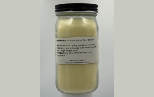 Beef Tallow - 1 Quart