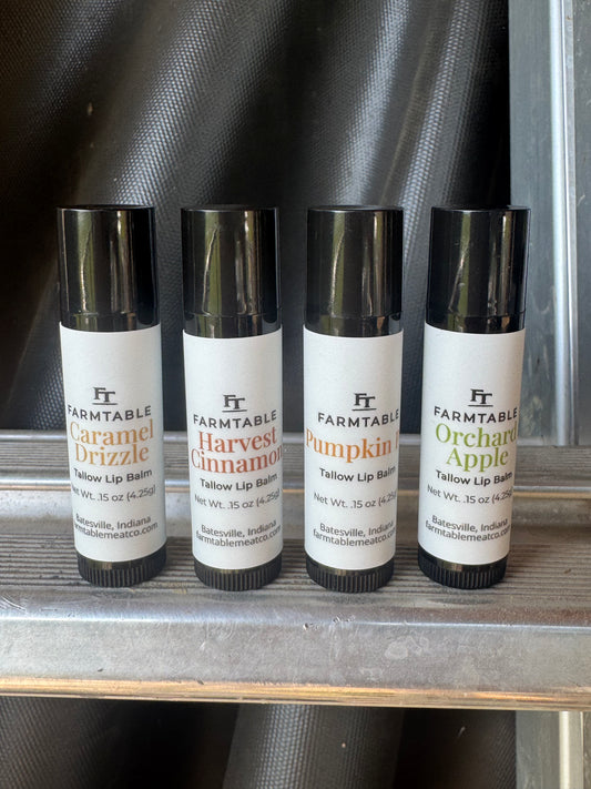 FarmTable Tallow Lip Balm - Fall Flavors