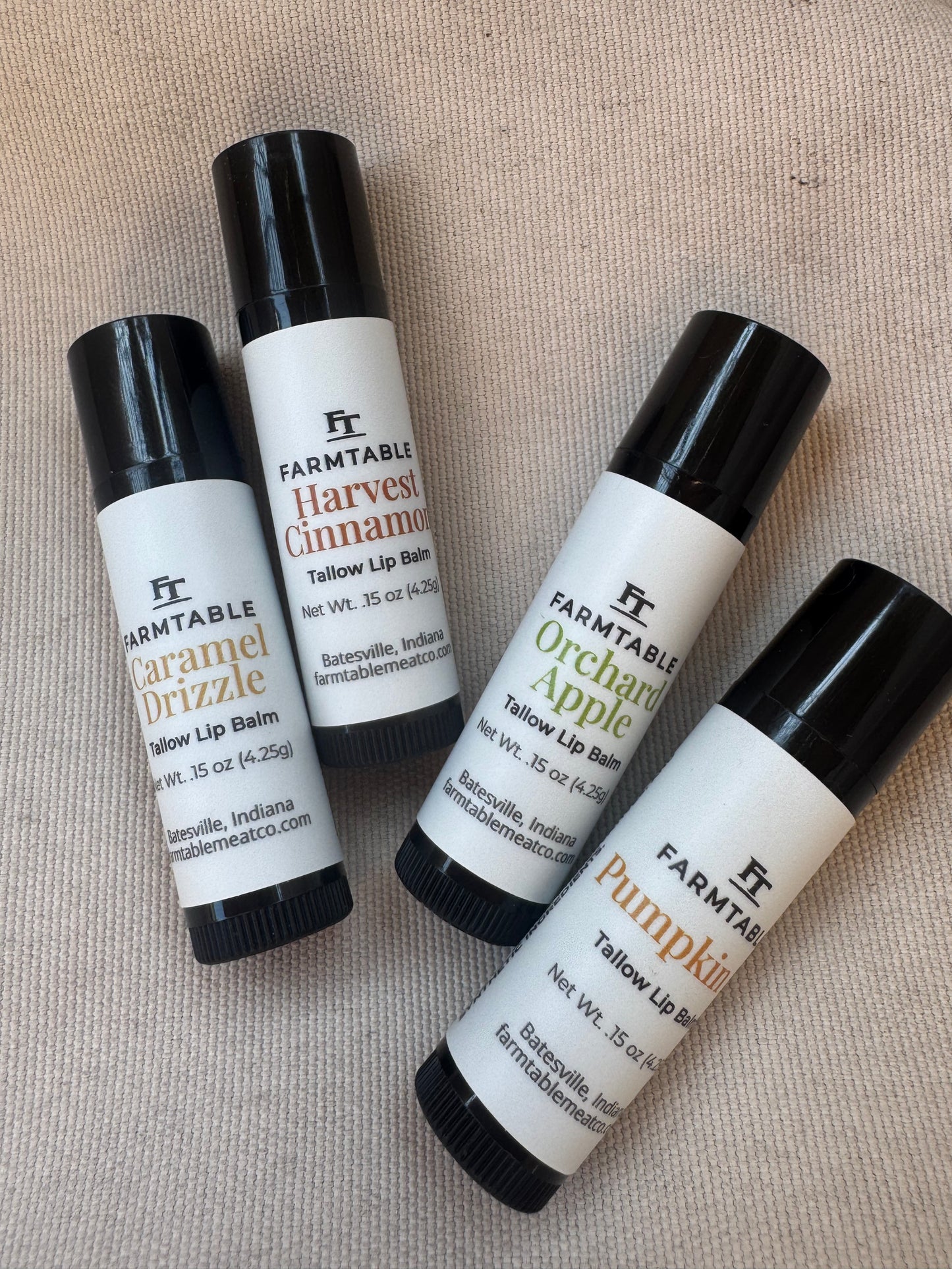 FarmTable Tallow Lip Balm - Fall Flavors