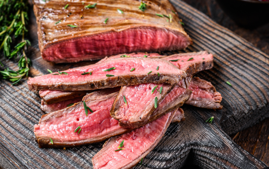 6 Ounce Flank Steak Medallions