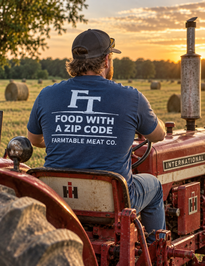 FarmTable Meat Co. T-Shirts -Deep Royal