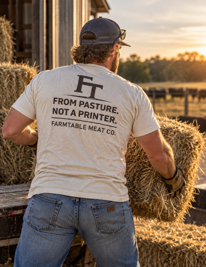 FarmTable Meat Co. T-Shirts - Oatmeal